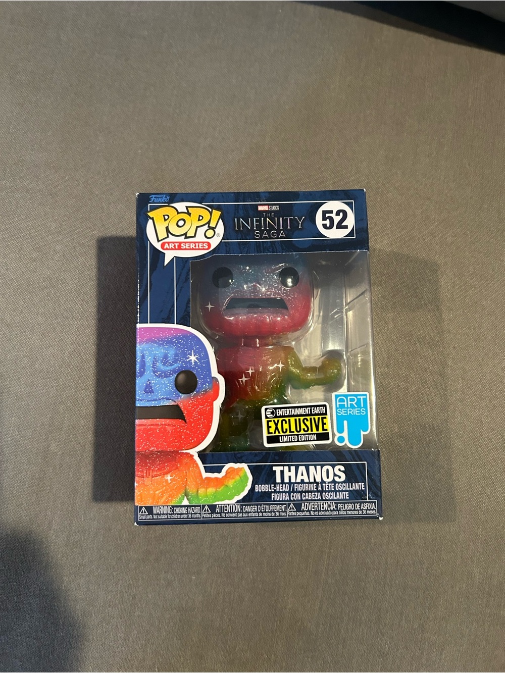 Funko Pop! Art Series Thanos - Blue, Red, Green Rainbow Finish